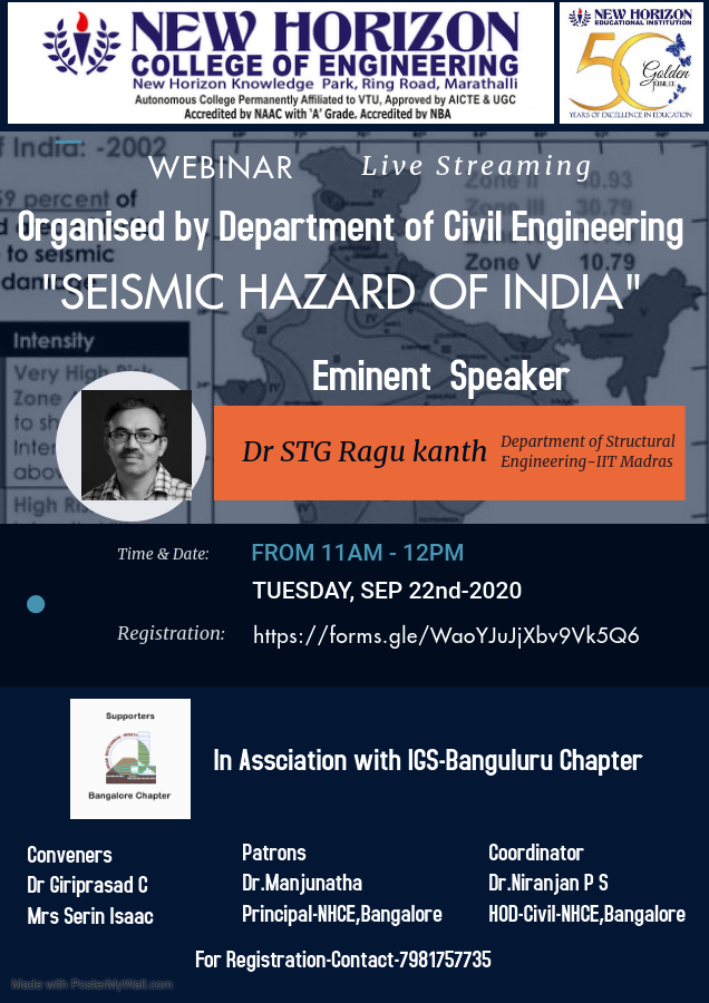 SEISMIC HAZARDS ON INDIA – Made with PosterMyWall SEISMIC HAZARDS ON INDIA – Made with PosterMyWall